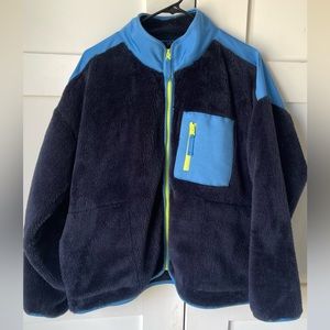 JCrew Women’s Coat Size L Blue NWT